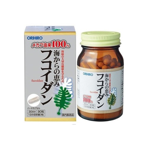 [HCM]VIÊN UỐNG TẢO FUCOIDAN PHÒNG NGỪA UNG THƯ ORIHIRO (LỌ 90 VIÊN) - HÀNG NỘI ĐỊA NHẬT VIÊN UỐNG GIÚP PHÒNG NGỪA VÀ HỖ TRỢ ĐIÊU TRI UNG THƯ