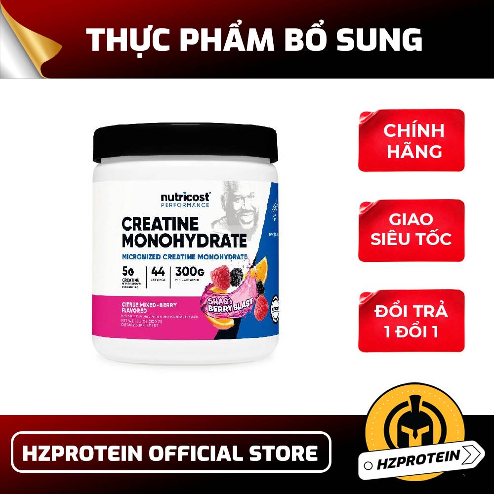 Creatine Monohydrate Nutricost – Hiệu Năng Tập Luyện 300g