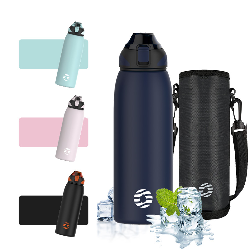 FJbottle Bình Giữ Nhiệt 1000ml/800ml/600ml Tumbler bình nước giữ nhiệt Kèm Túi Bình Thép Không Gỉ bình nước Thể Thao