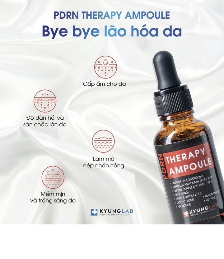 Serum tế bào gốc PDRN Therapy Ampoule phục hồi chống lão hóa da 30ml