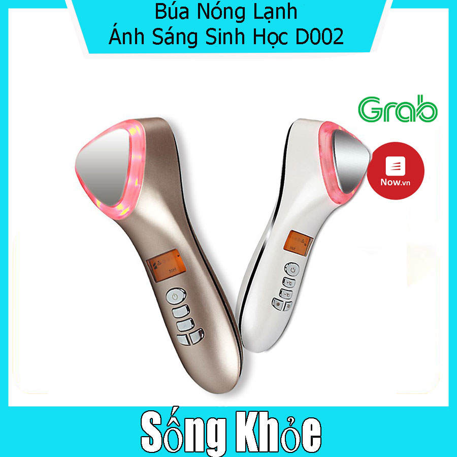 Búa Điện Di Nóng Lạnh Massage ION Ánh Sáng Sinh Học Trẻ Hóa Da LW-015 Chuyên Spa