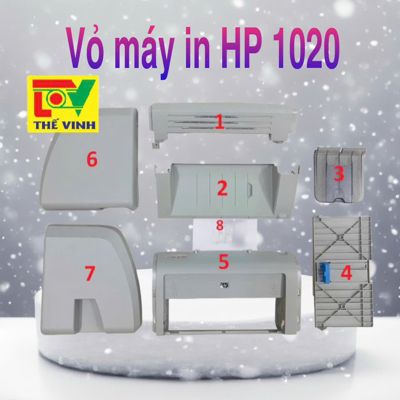 Bộ vỏ máy in HP 1020, hàng chuẩn, mới 100%