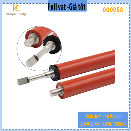 Lower Roller for Hp P2035 / P2055 / M401 / M425 – Pressing Roller P2035 / P2055 / M401 / M425 – Full Vat