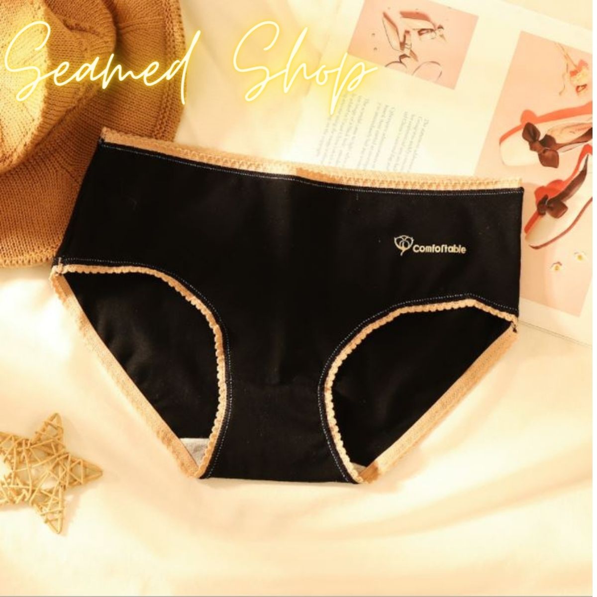 Quần lót vải cotton graphene, thoáng khí, kháng khuẩn - SEAMED SHOP