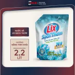 Nước xả làm mềm vải Lix sạch thơm hương nắng tinh khôi túi 2,2kg/3,2kg hạt lưu hương thơm lâu- Lixco Việt Nam