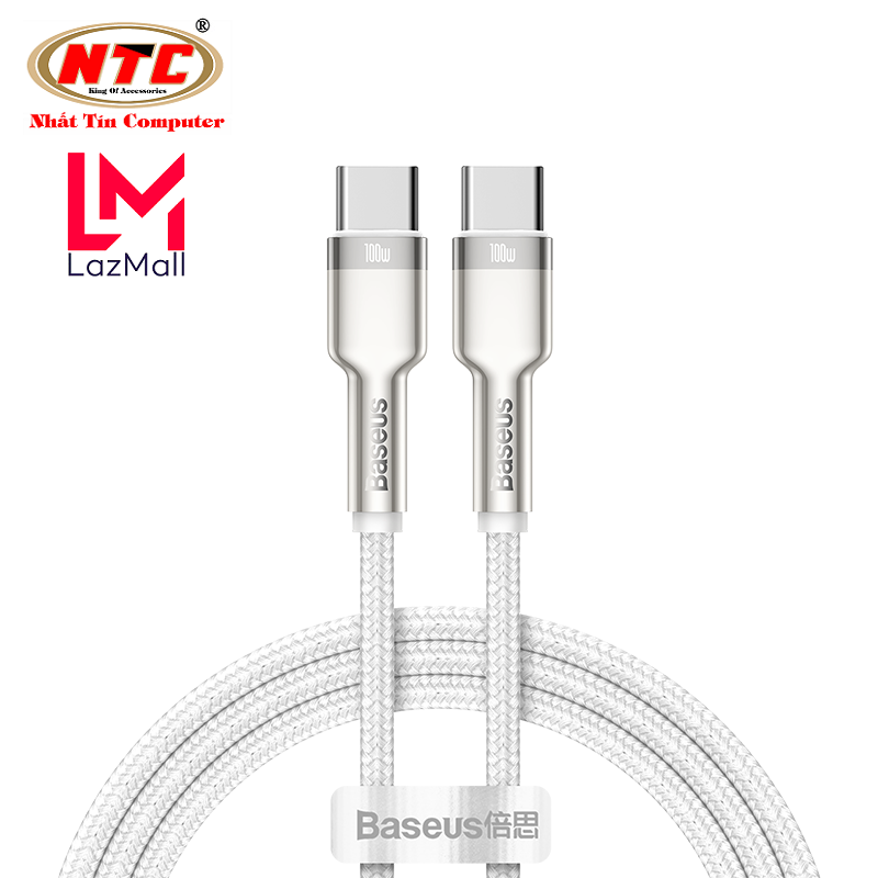 Cáp sạc nhanh và truyền data Baseus Cafule Series Metal TypeC to TypeC 1M / 2M 100W (Màu Random) - Nhat Tin Authorised Store