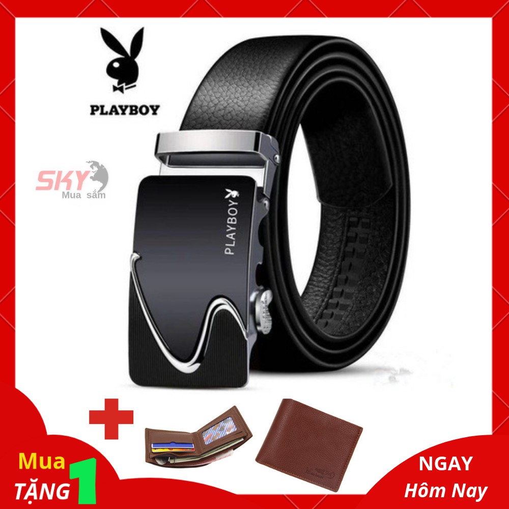 Thắt lưng nam da thật cao cấp + - s trắng