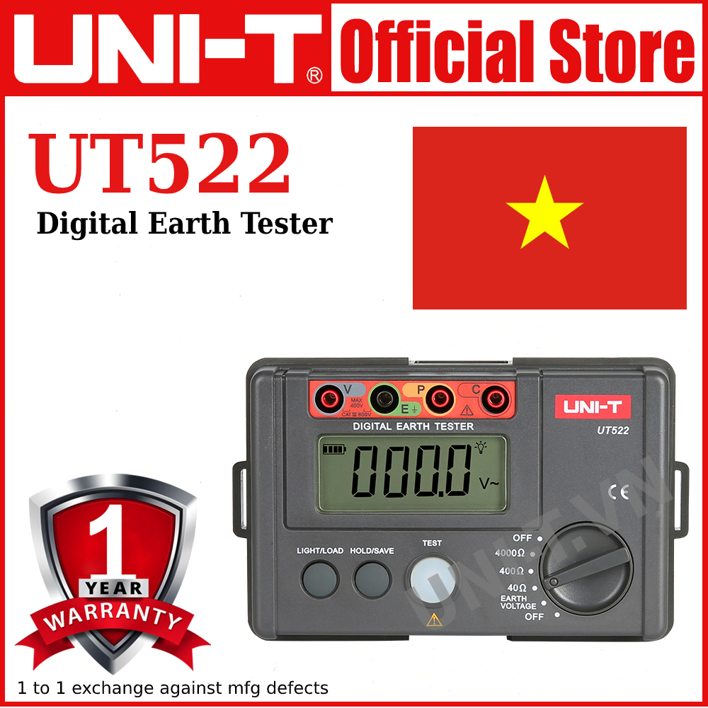 Uni-t ut522 earth resistance tester