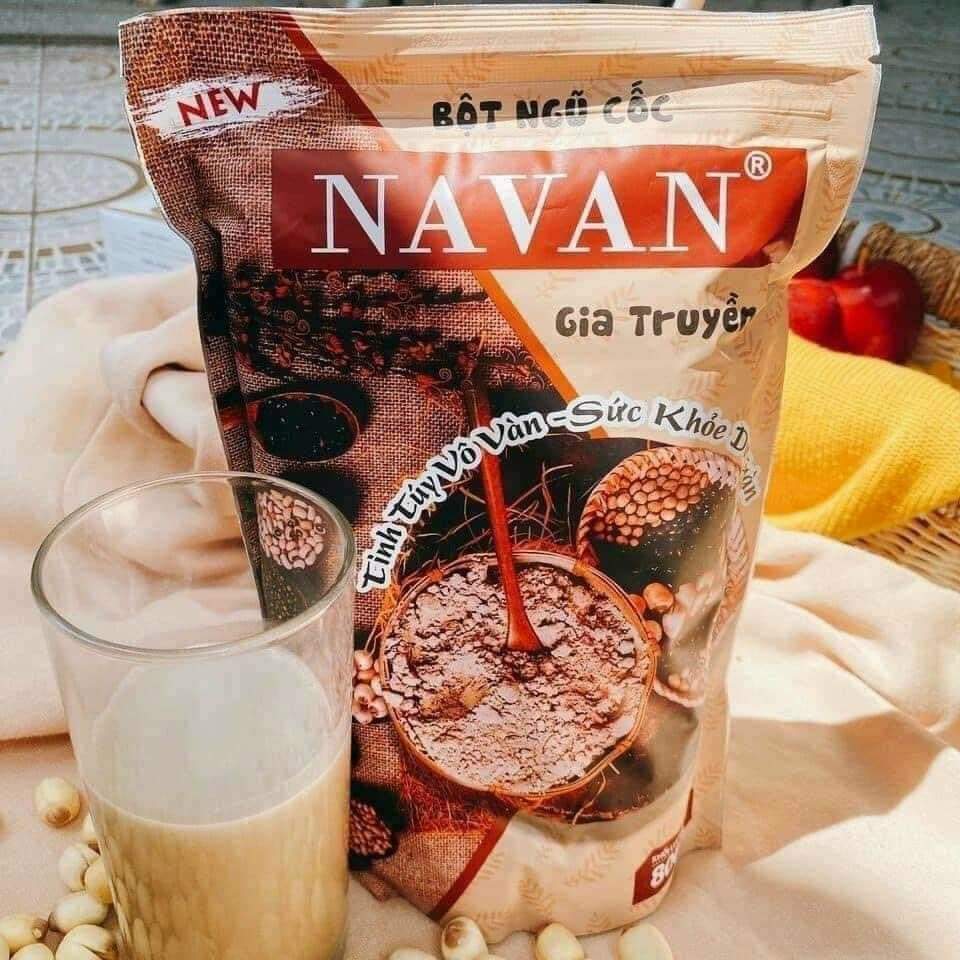 Ngũ cốc Navan lợi sữa CHÍNH HÃNG, 7 vị đậu chứa nhiều chất dinh dưỡng, date luôn mới, 800g
