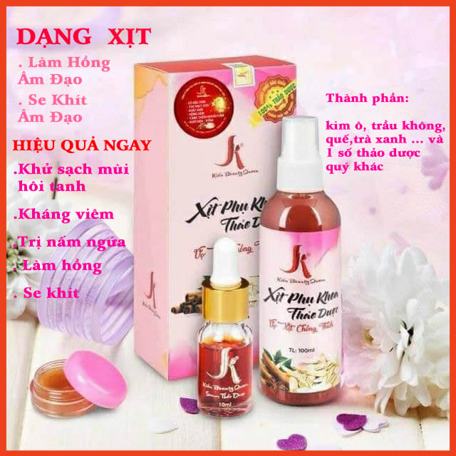 Xịt phụ khoa thảo dược thơm sạch khử mùi sát khuẩn nấm ngứa chai 100ml ENNH3-1