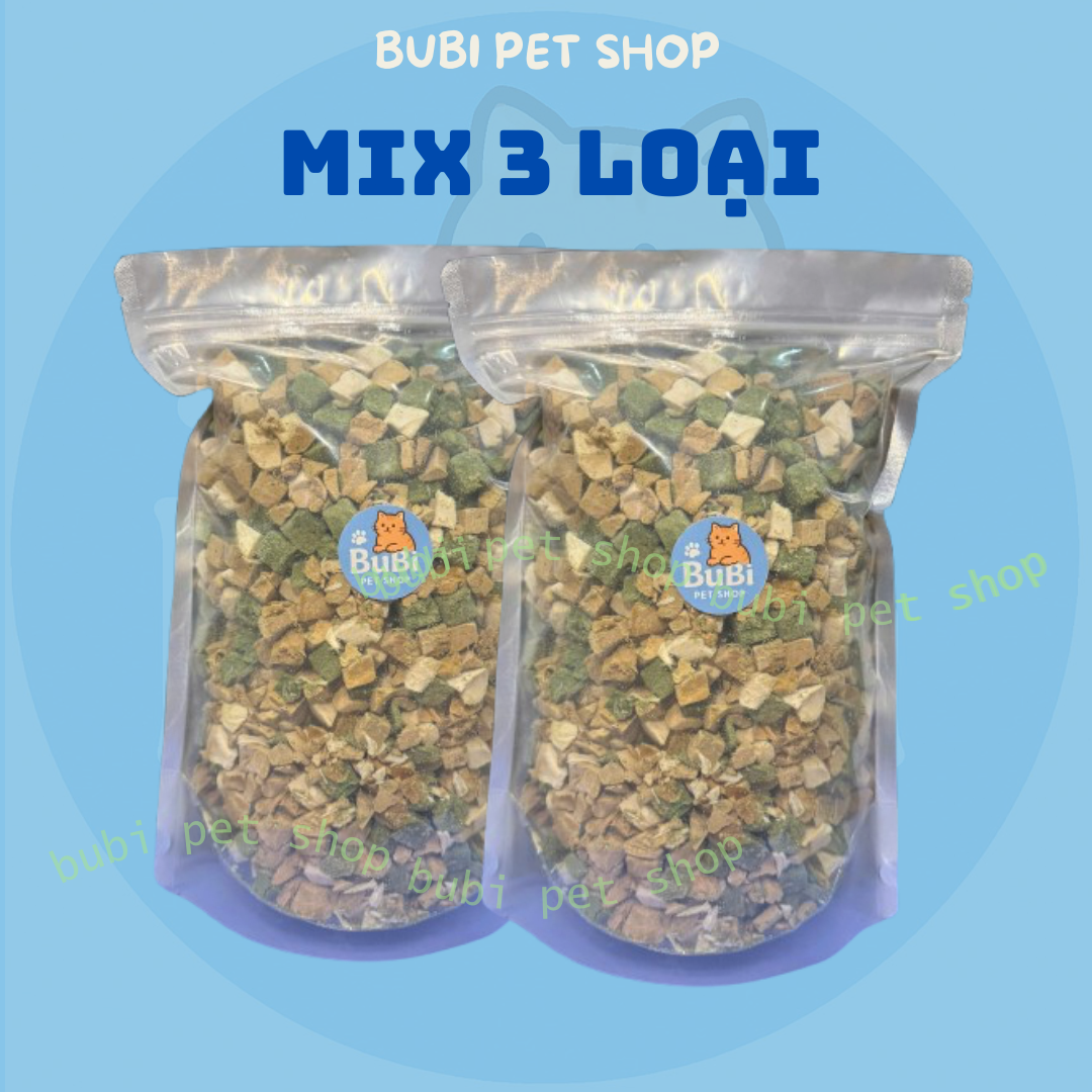 Gà viên sấy khô, gà cỏ viên sấy, gan sấy cho chó mèo, 100g-200g-300g-500g