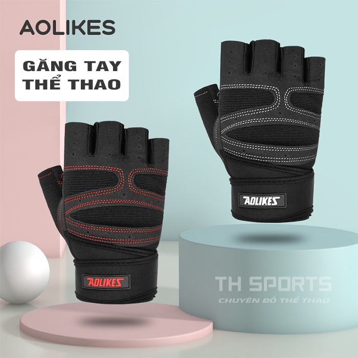 Găng tay tập gym nam nữ - găng tay thể thao cao cấp aolikes