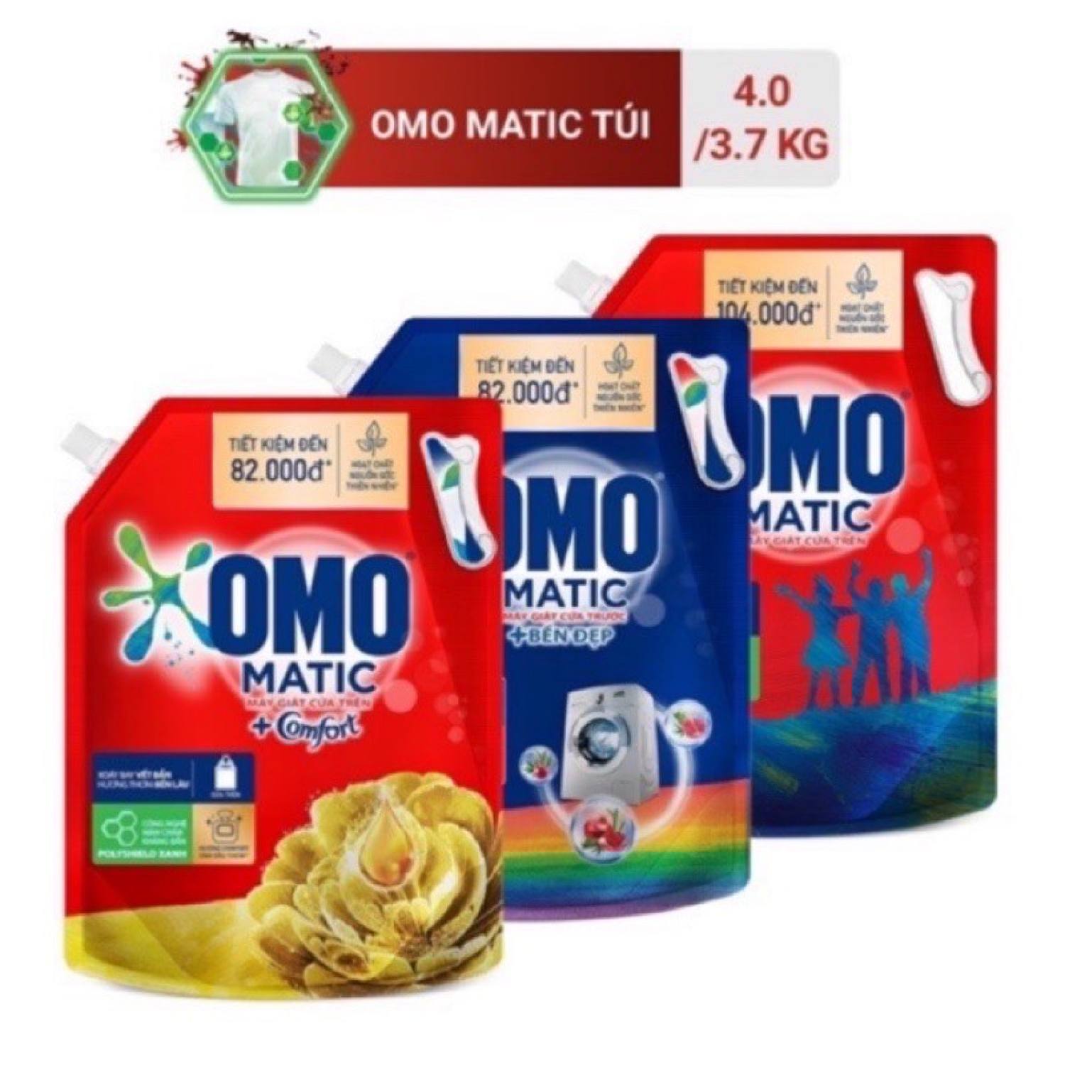 Nước giặt omo matic 3,6kg /3,9kg