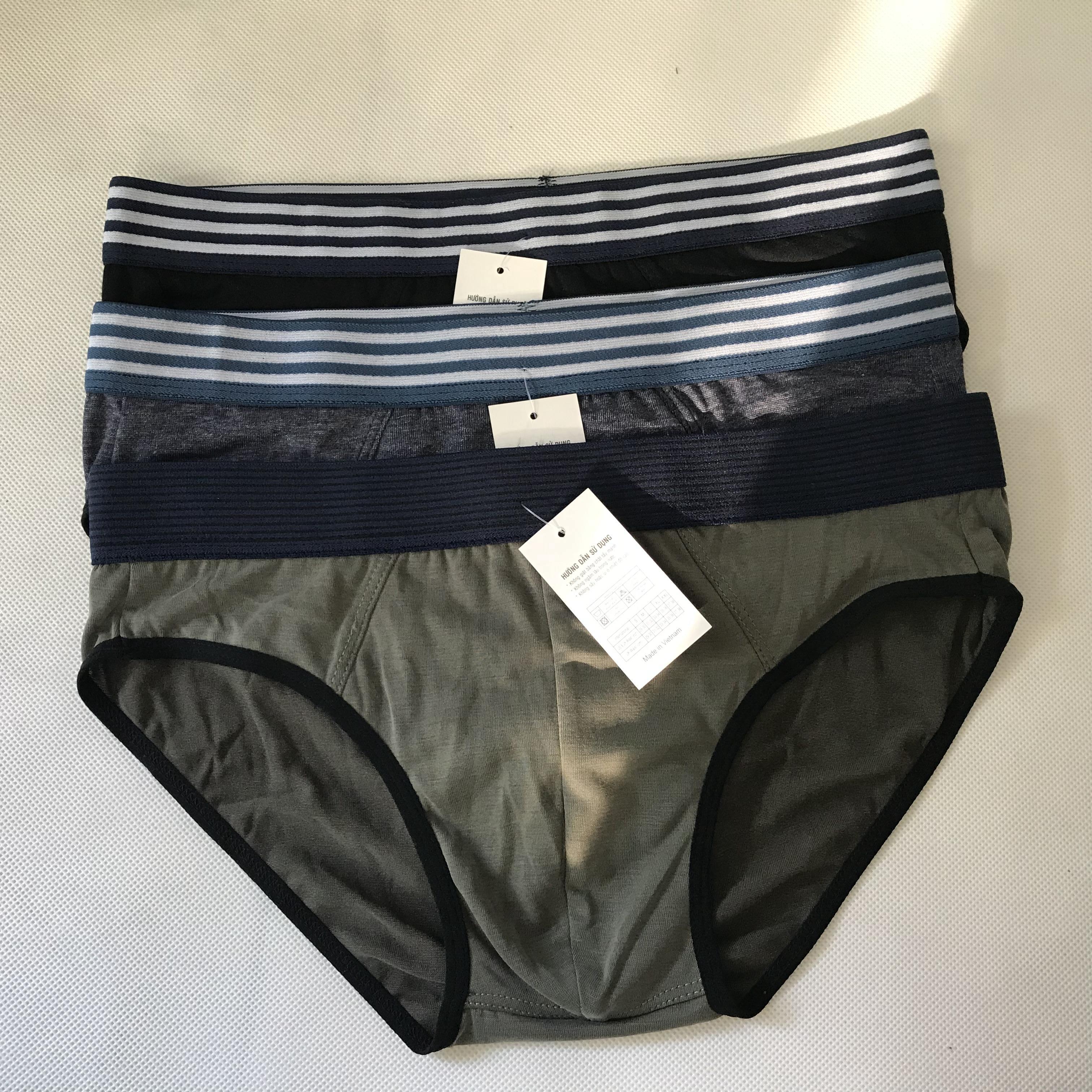 [HCM]Combo 3 Quần sịp nam tam giác - quần lót nam cotton co giản 2 chiều hàng VN cao cấp giá sỉ cực rẻ bền đẹp hợp thời trang