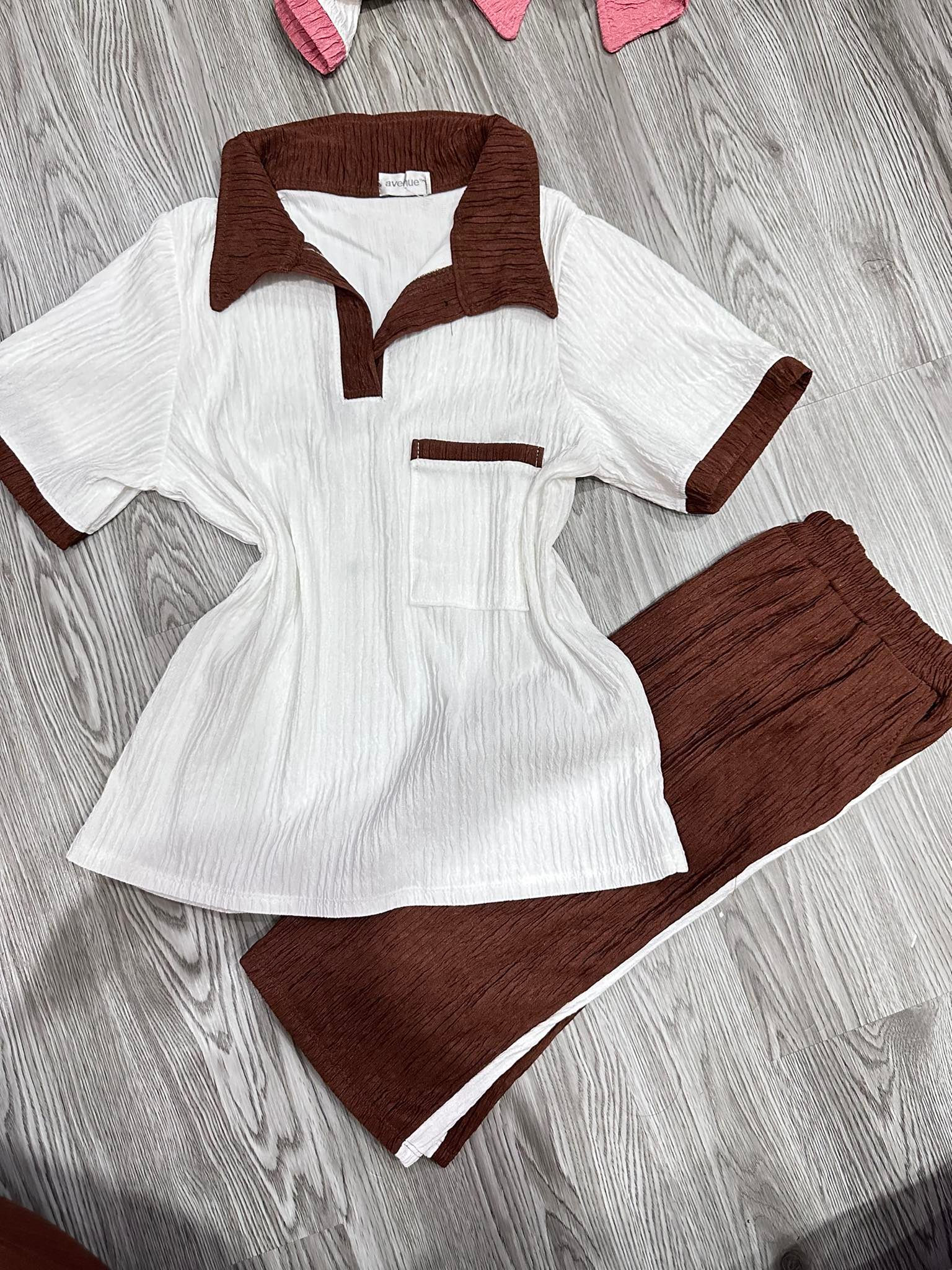 SET BỘ ĐŨI NGỐ CỔ SƠ MI THỜI TRANG SIÊU DỄ THƯƠNG