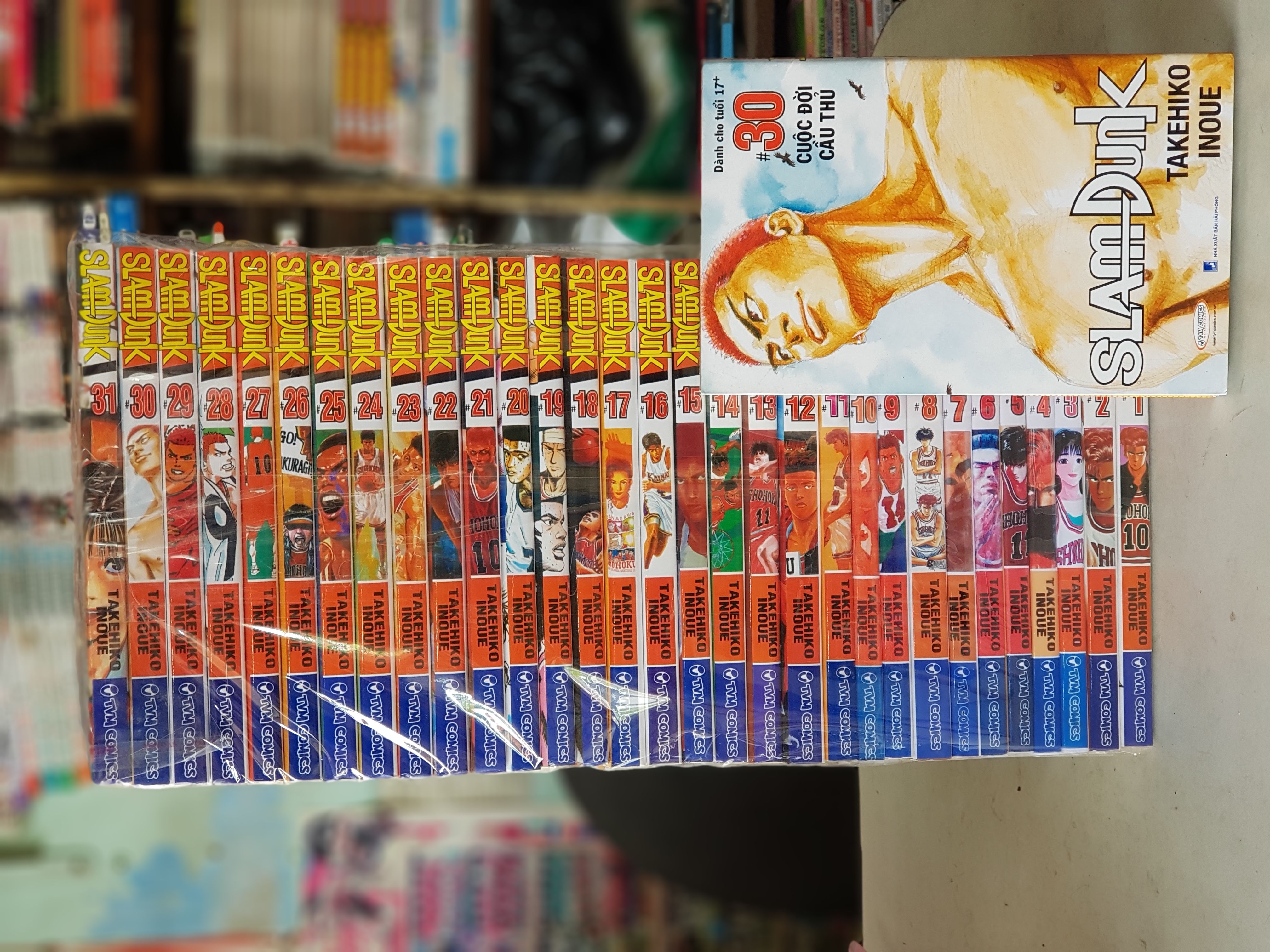 [HCM]Trọn bộ truyện tranh Slamdunk - Cao Thủ Bóng Rổ - Full 31 tập