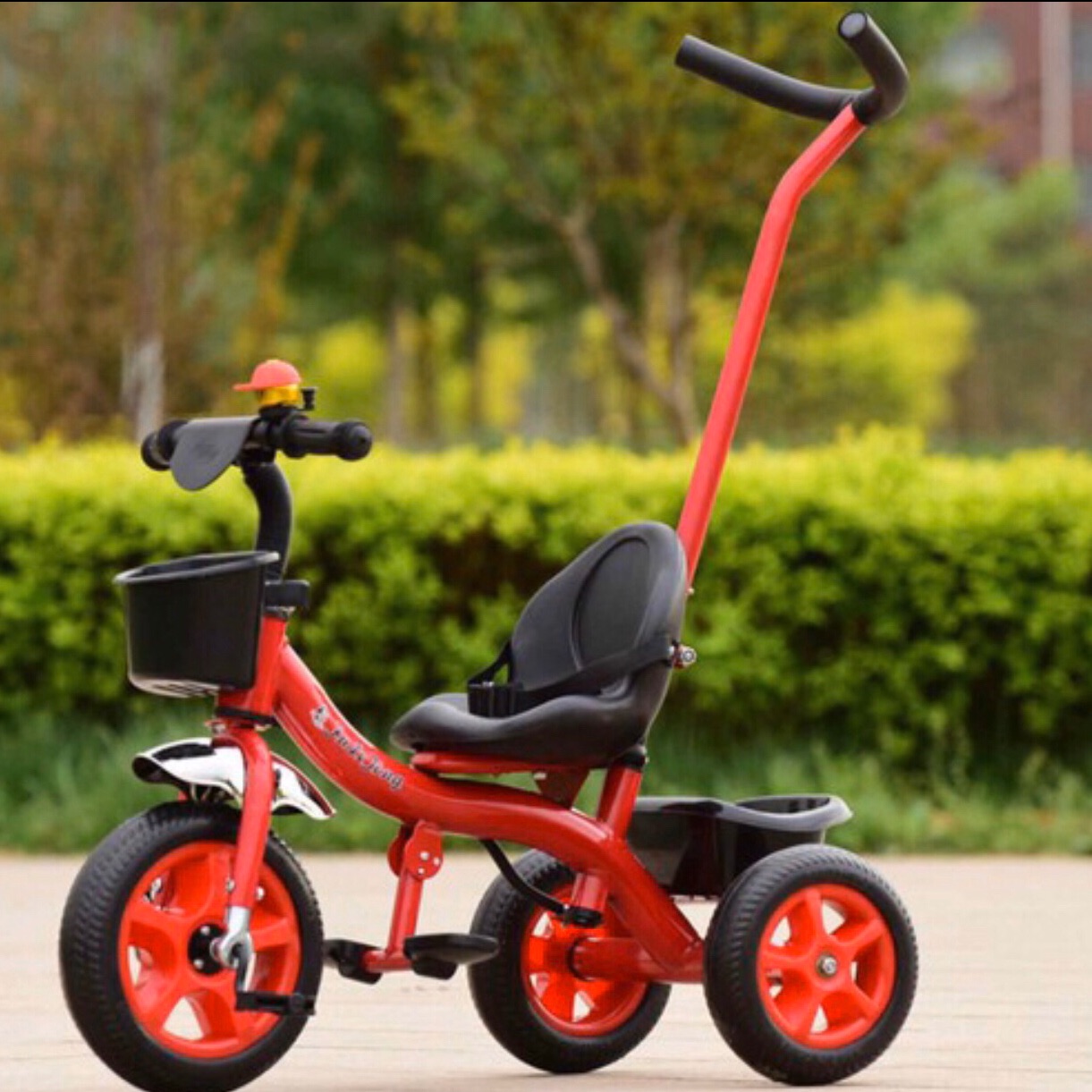 Xe  Đạp 3 Bánh Có Cán Đẩy Cho Bé từ 1-6 thổi