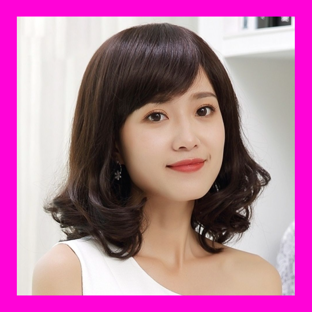 [TẶNG LƯỚI] Tóc giả nữ nguyên đầu ngắn cúp xoăn Hàn Quốc - TG676