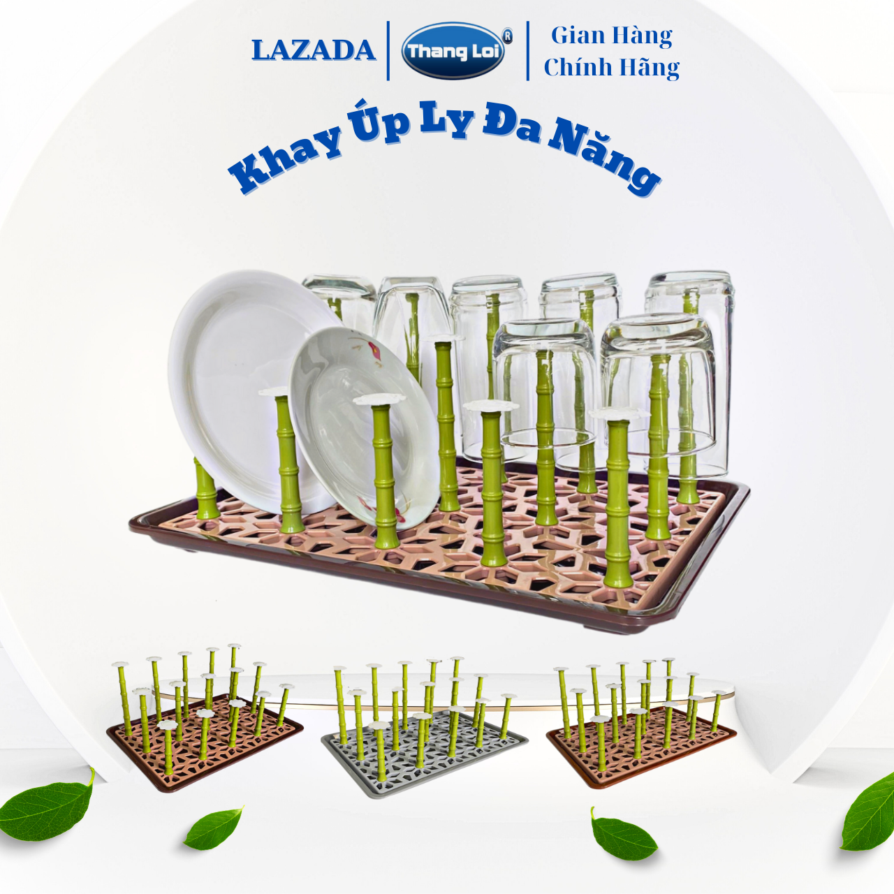 Khay Úp Ly, Khay úp Bình Sữa cho bé khay đa năng Nhựa Thắng Lợi