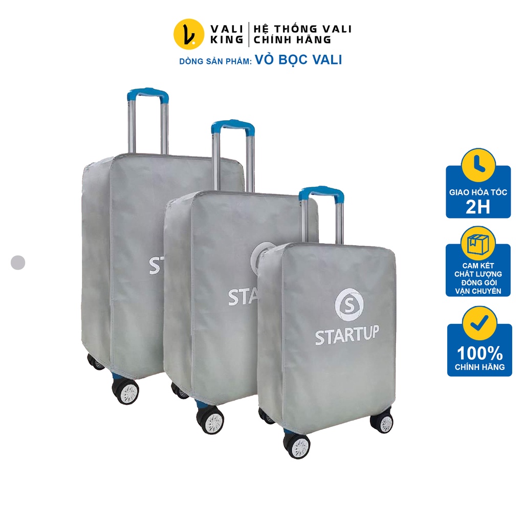 Vỏ bọc bảo vệ vali, áo trùm vải túi bọc vali chống trầy xước 3 size 20, 24, 28 inch - valiking