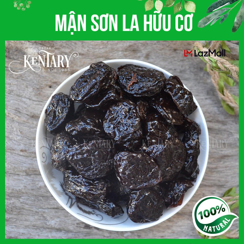 Mận Sơn La sấy mật ong Kentary 200gr vị chua ngọt đậm đà, giúp đẹp da, tốt cho xương khớp, thanh lọc máu - đồ ăn vặt