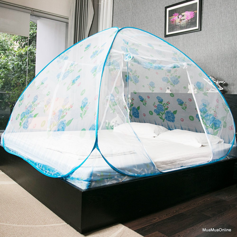 Mùng chụp tự bung người lớn tiện dụng 1.8m x 2m.