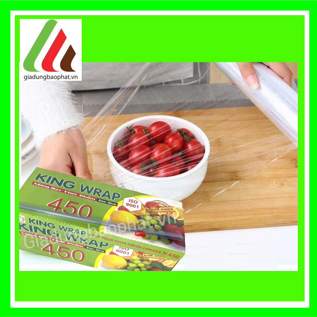 Màng bọc thực phẩm king wrap - ecook, màng bọc thực phẩm an toàn cho sức khoẻ