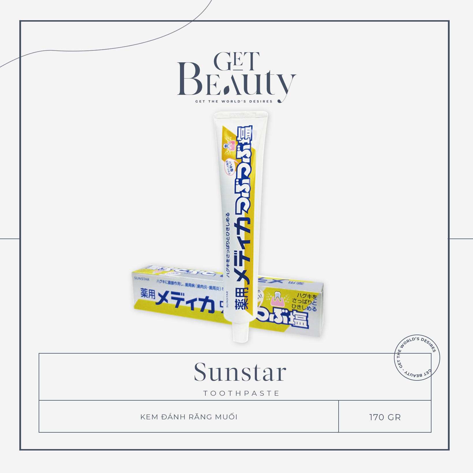 Kem đánh răng muối sunstar 170g
