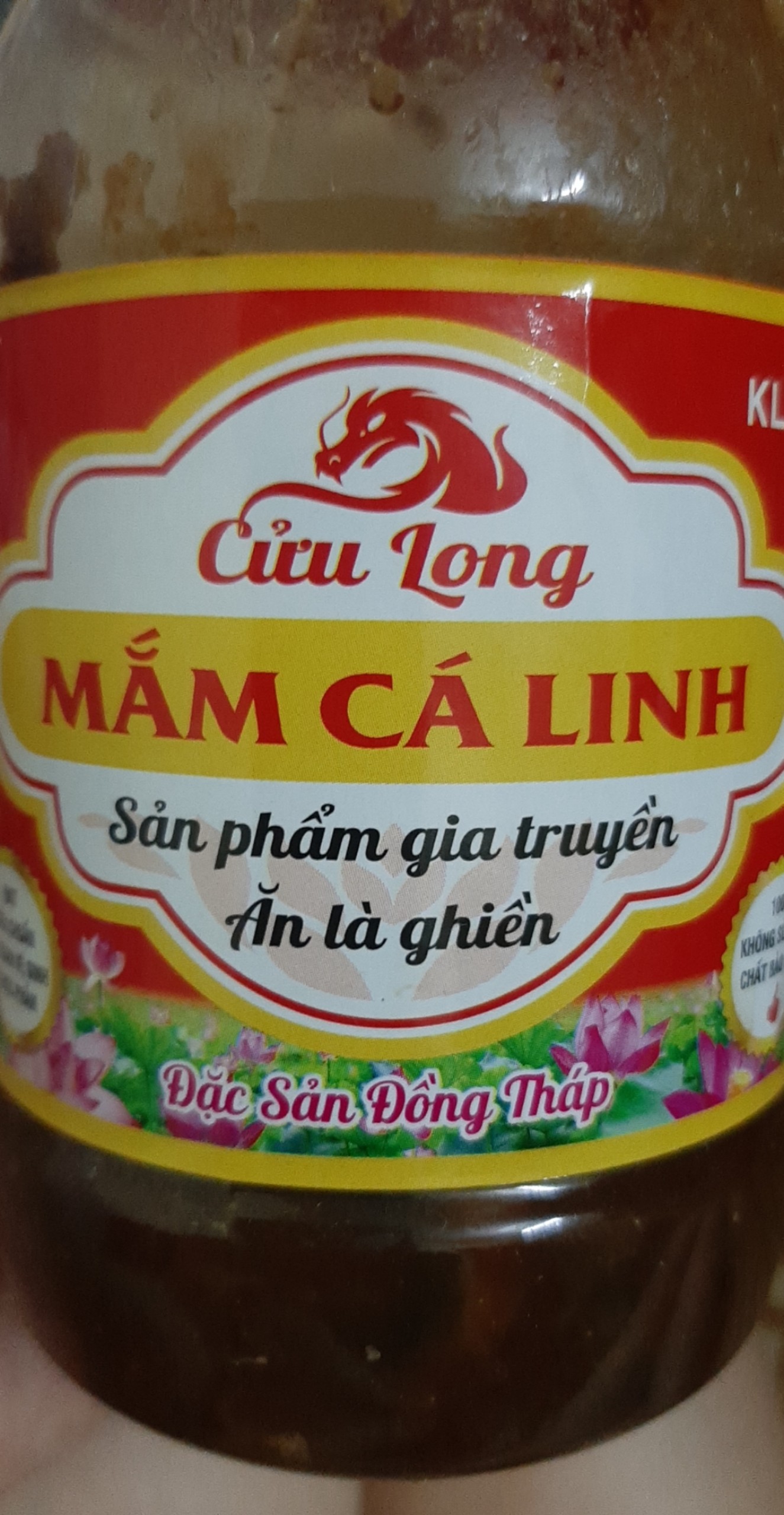 Mắm cá linh cưu long