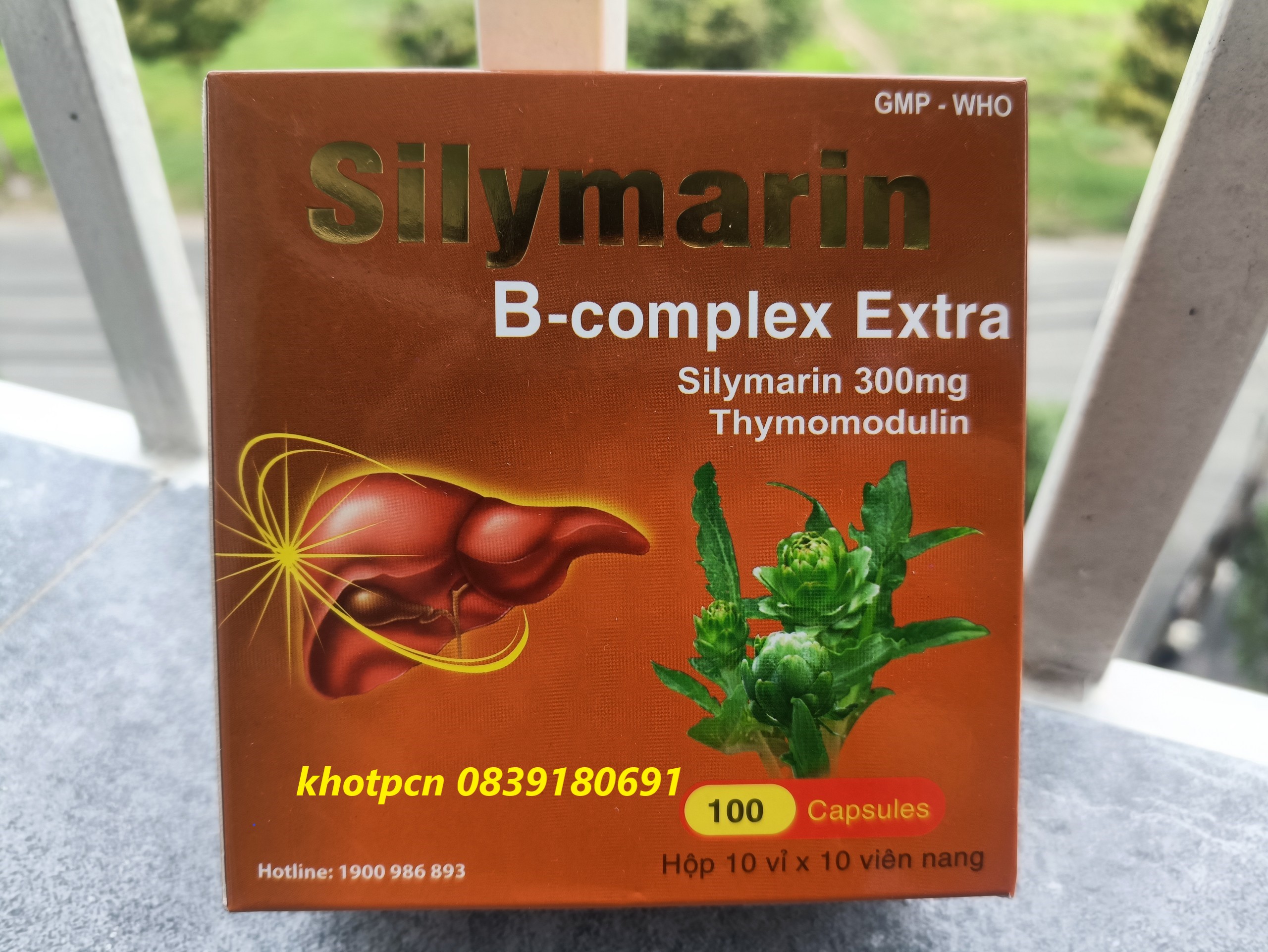 Viên uống Bổ gan Silymarin B-complex Extra giải độc gan, hạ men gan