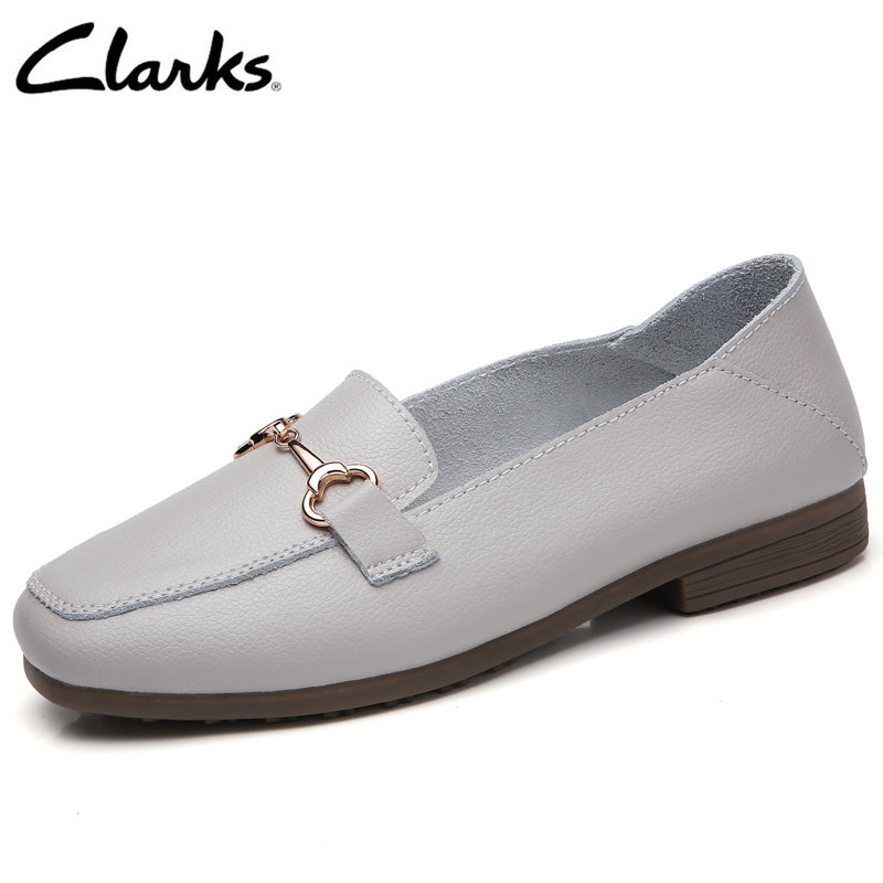 Giày lười da nữ clarks_ - pure block