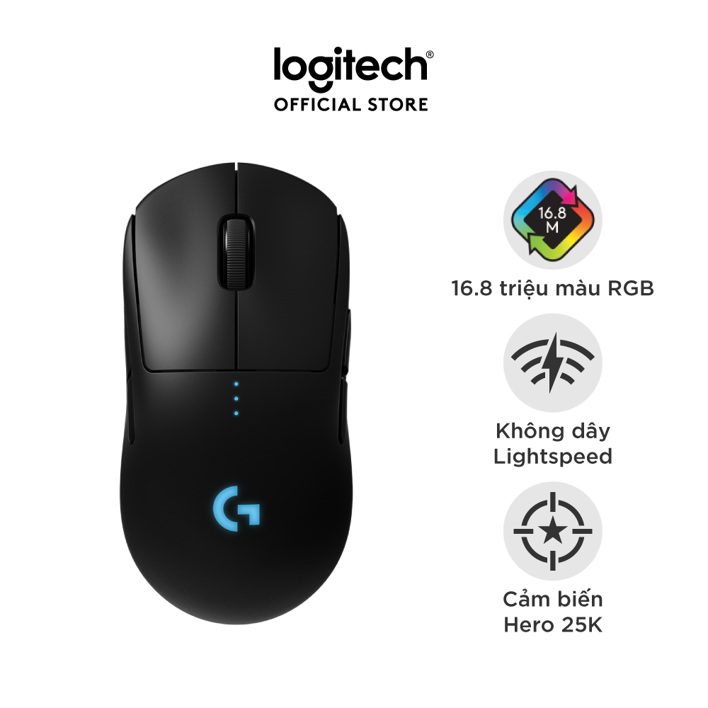 Chuột game không dây Logitech G PRO (PRO WIRELESS Gaming Mouse)