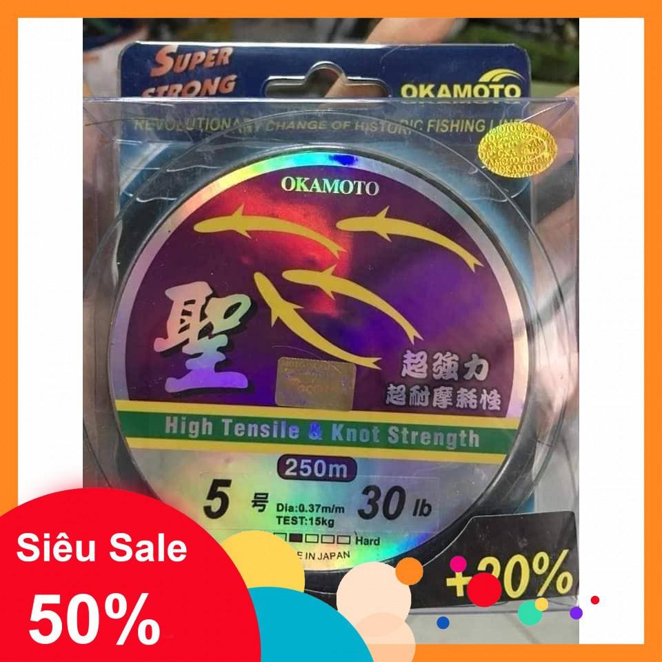 Dây Cước Câu Cá Nhật Bản OKAMOTO - 4 Con Cá Cơm. Kích thước chính xác của sản phẩm này là: Size 9.0