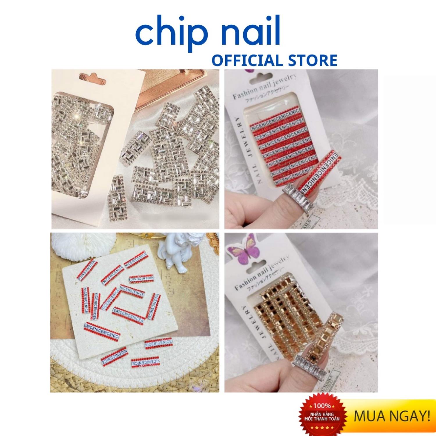 Charm nail gắn móng phụ kiên trang tri móng