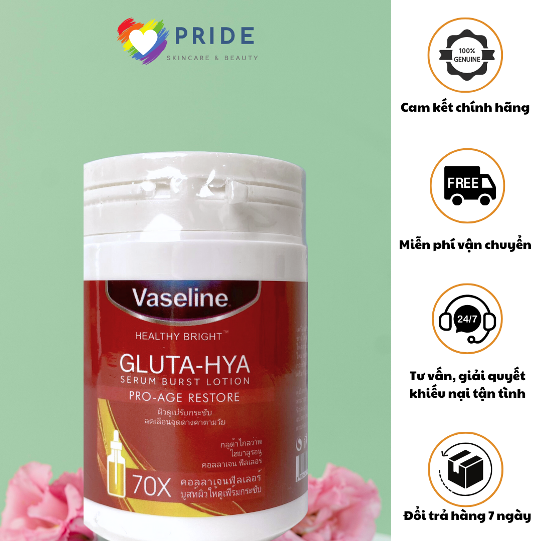 Kem Kích Trắng Vaseline Healthy Bright Gluta-Hya