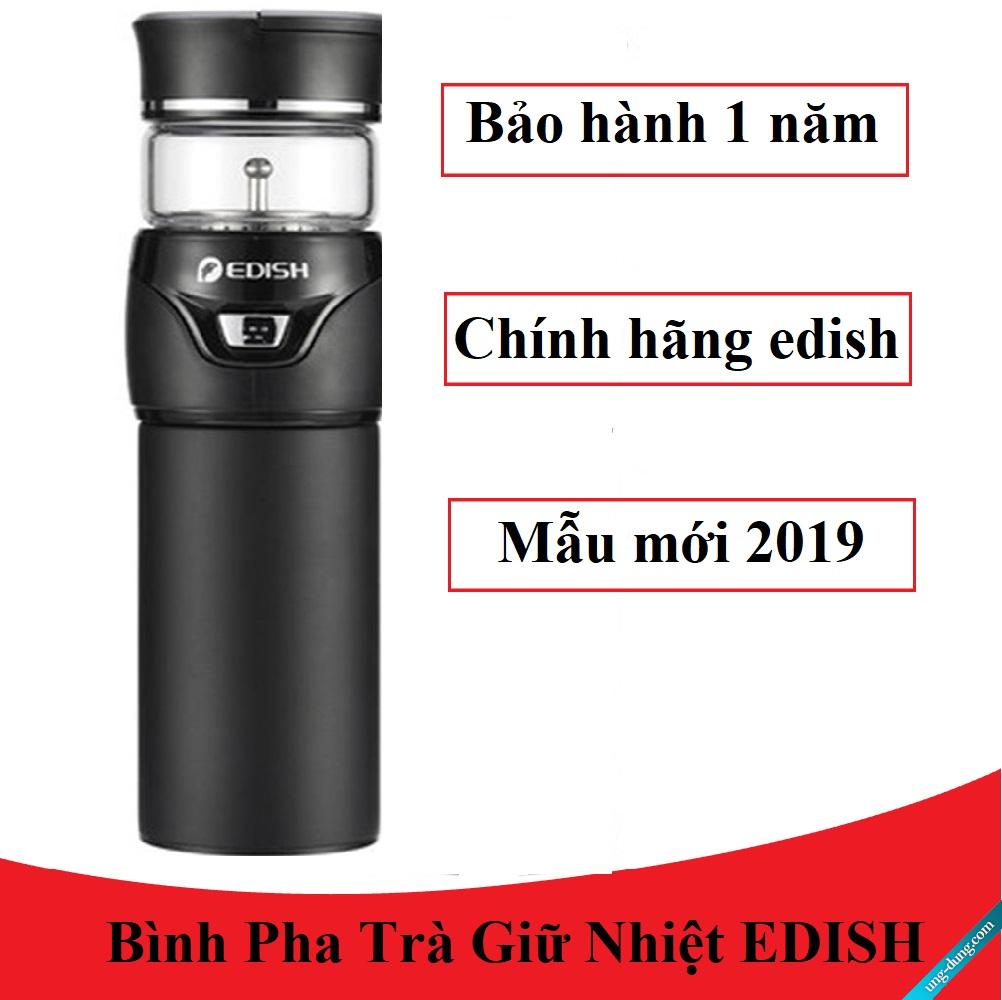 Ly Giữ Nhiệt, Bình Giữ Nhiệt, Bình Pha Trà Giữ Nhiệt Cao Cấp EDISH Thiết Kế Hiện Đại Sang Trọng, Bộ Lọc Trà Thông Minh, Bình Chứa Trà Bằng Inox Cách Chân Không Giữ Nhiệt Tốt - Hàng Đẹp, Chất Lượng, Giá Rẻ Hấp Dẫn.