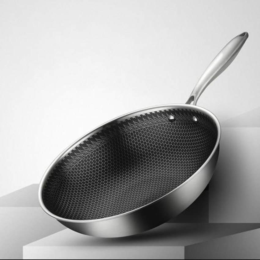 Chảo Sâu Lòng Phi 32 Chống Dính Chất Thép Không Gỉ Đúc 7 Lớp | Chảo Chống Dính | Chảo Tổ Ong Sâu Lòng | Chảo Xào Sâu Lòng | Chảo Đáy Từ | Chảo Từ Sâu Lòng.