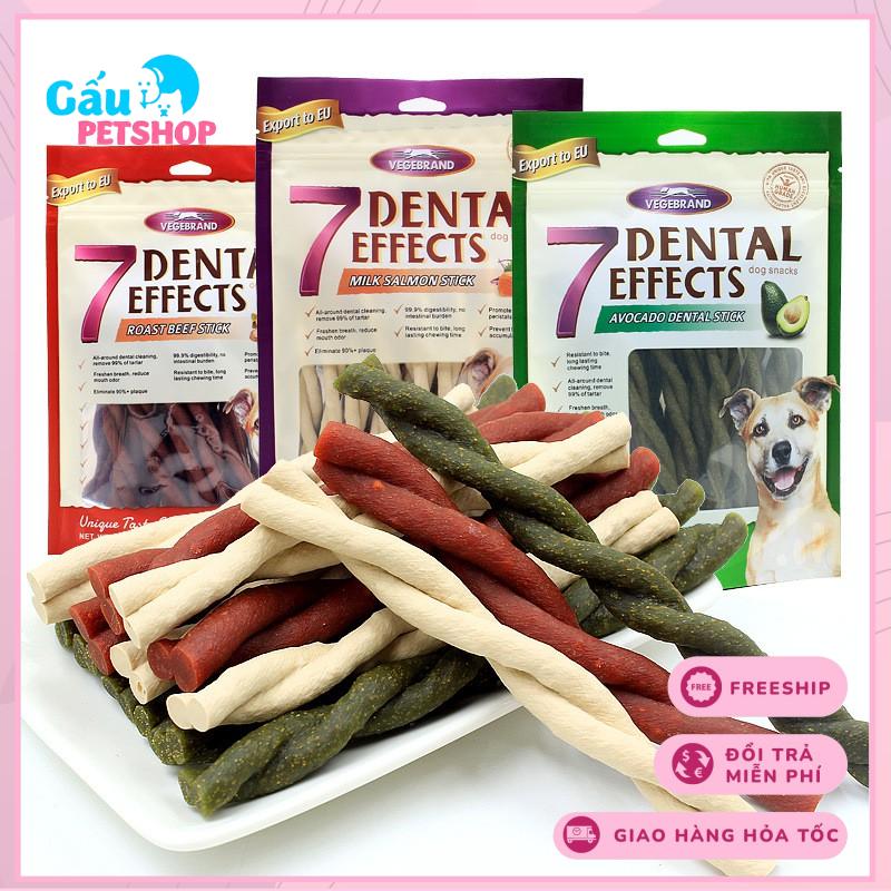Xương gặm sạch răng cho chó 7 Dental Gói 160g siêu tiết kiệm