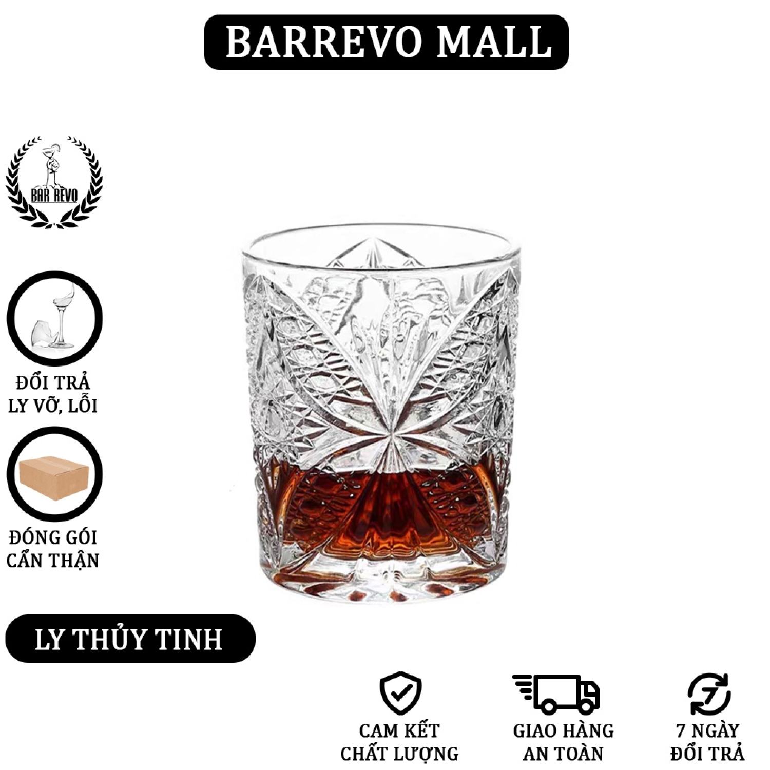 Grasmere Double Old Fashioned Glass - Ly Thủy Tinh