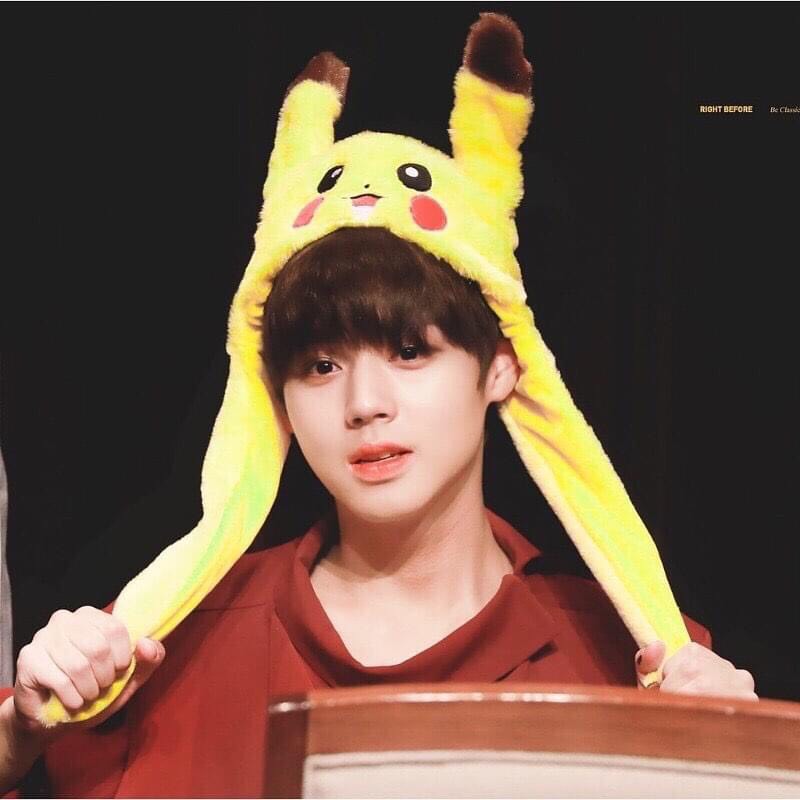 Mũ giật tai pikachu, mũ tai giật thỏ cute siêu ấm cho bé nào cũng mê tít