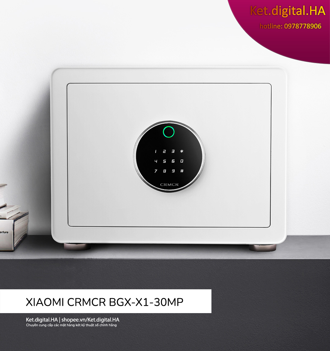 Két sắt vân tay xiaomi crmcr bgx-x1-30mp