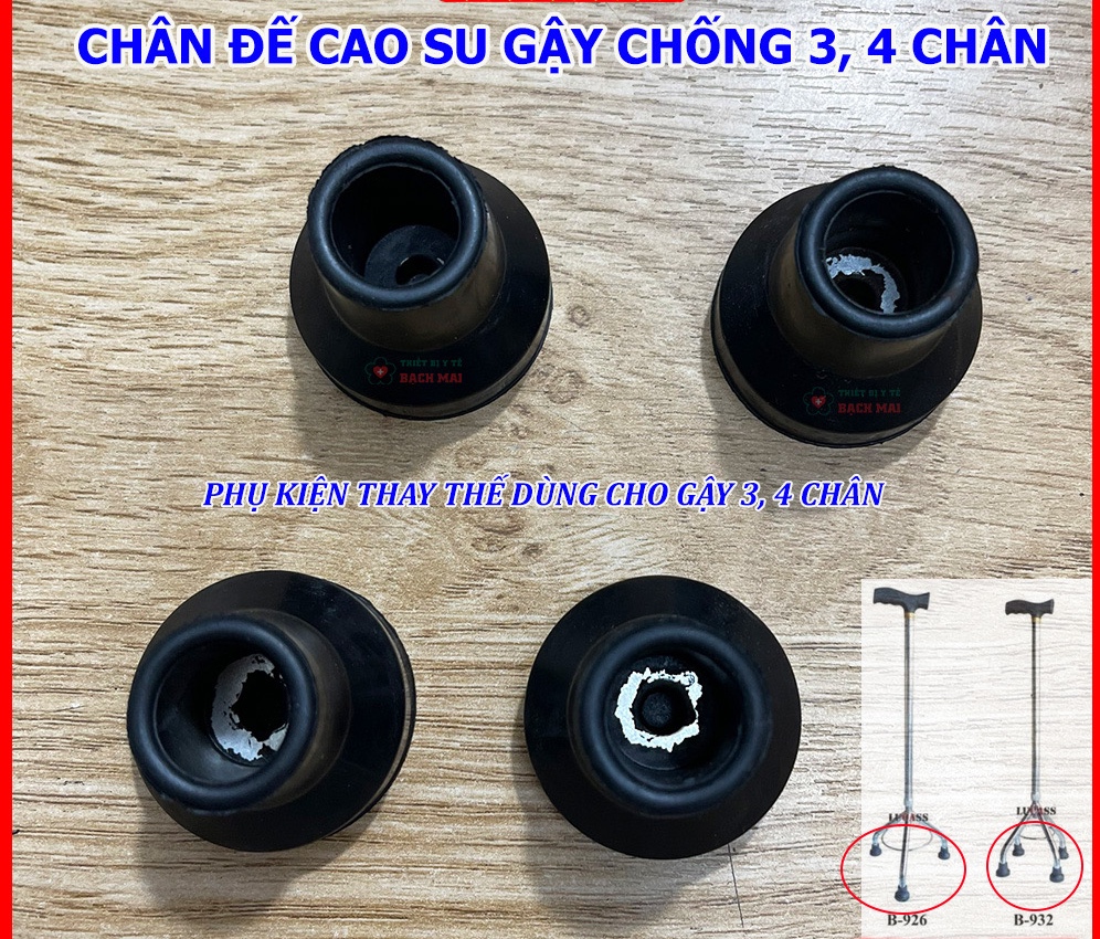 ✅ cục đế cao su cho gậy 3 4 chân cao lucass đế cao su thay thế lót chân cho gậy nạng chống 3 4 chân cao lucass, đế cao su thay thế lót chân gậy 3 4 chân