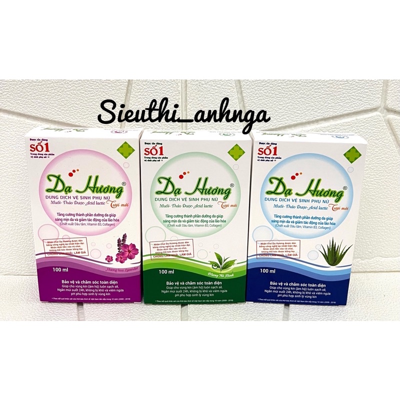 Dung dịch vệ sinh phụ nữ dạ hương 100ml