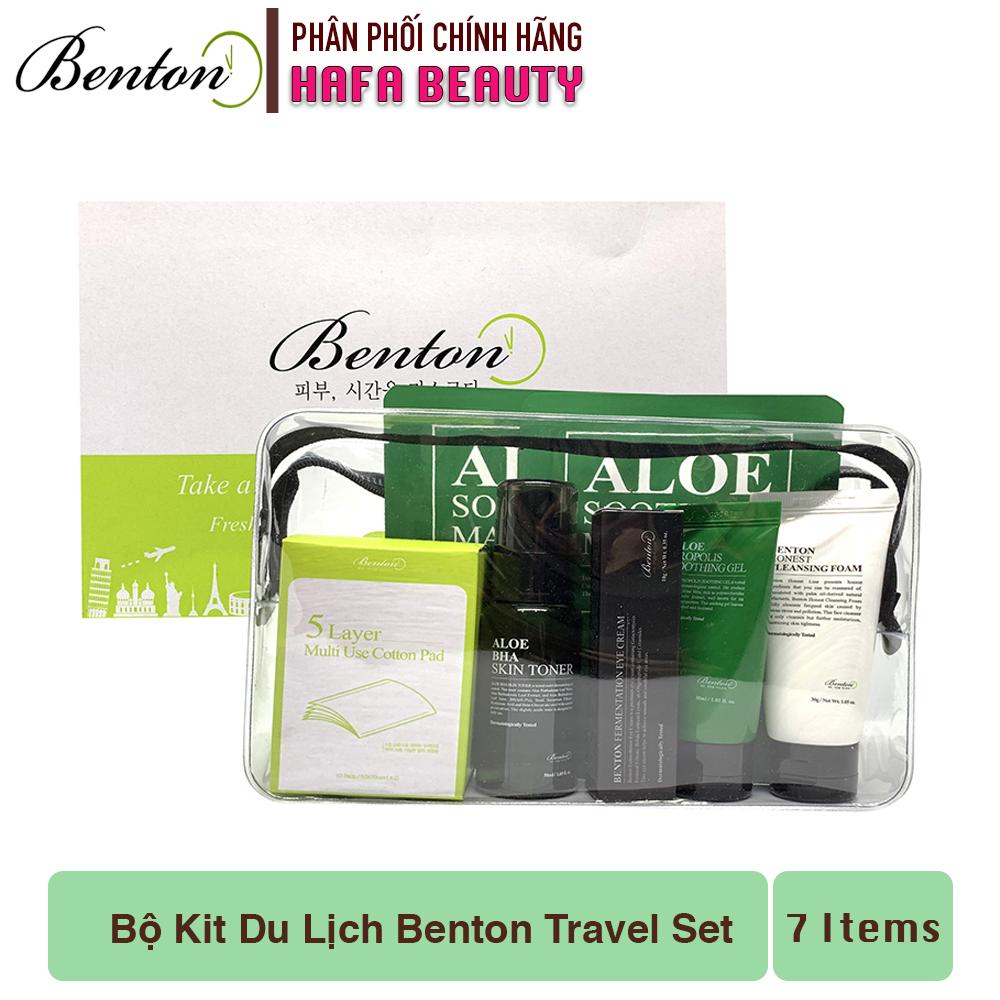 Bộ kit du lịch dưỡng da benton travel set