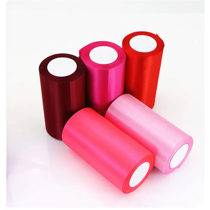 Ruy băng lụa trơn bản to 15cm, 20cm, 30cm 1 mét