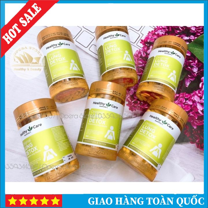 Thải độc phổi lung detox healthy care date 2025