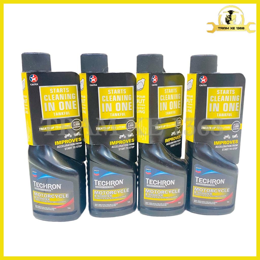 Dung Dịch Vệ Sinh Buồng Đốt Caltex Techron 75ml - Phụ Gia Làm Sạch và Phục Hồi Công Suất Động Cơ