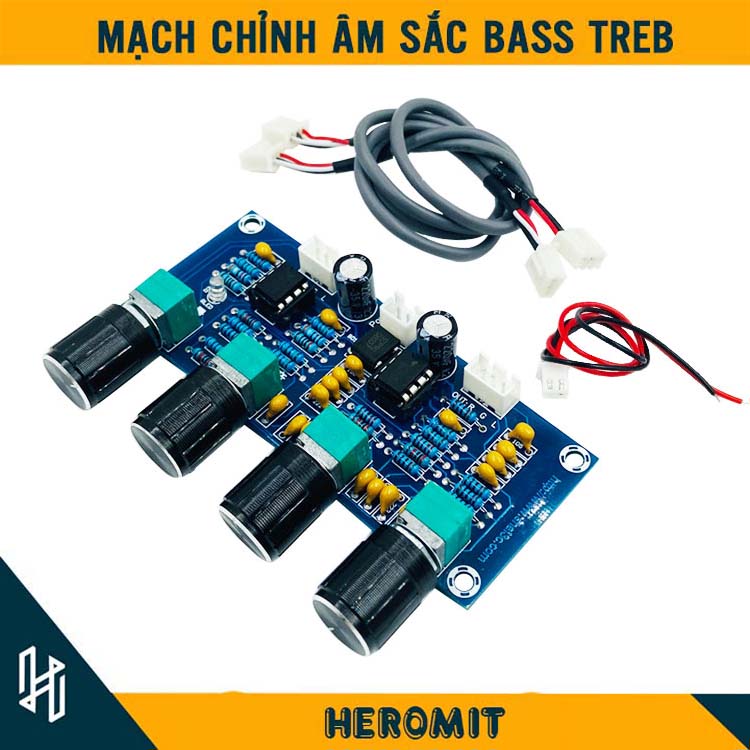 Mạch Chỉnh Âm Sắc Bass Treble Mid 12-24VDC