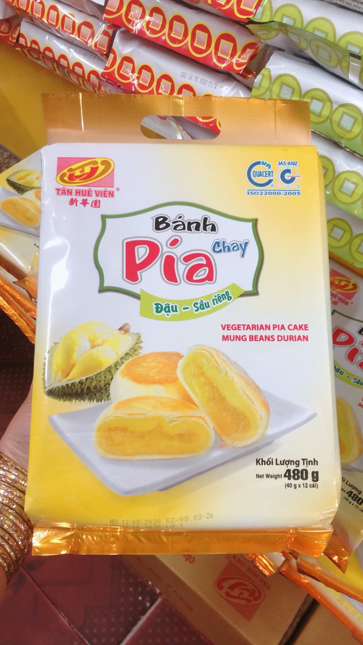 Bánh Pía Kim Sa Chay Tân Huê Viên 480G /12 Cái - Pia Chay 356