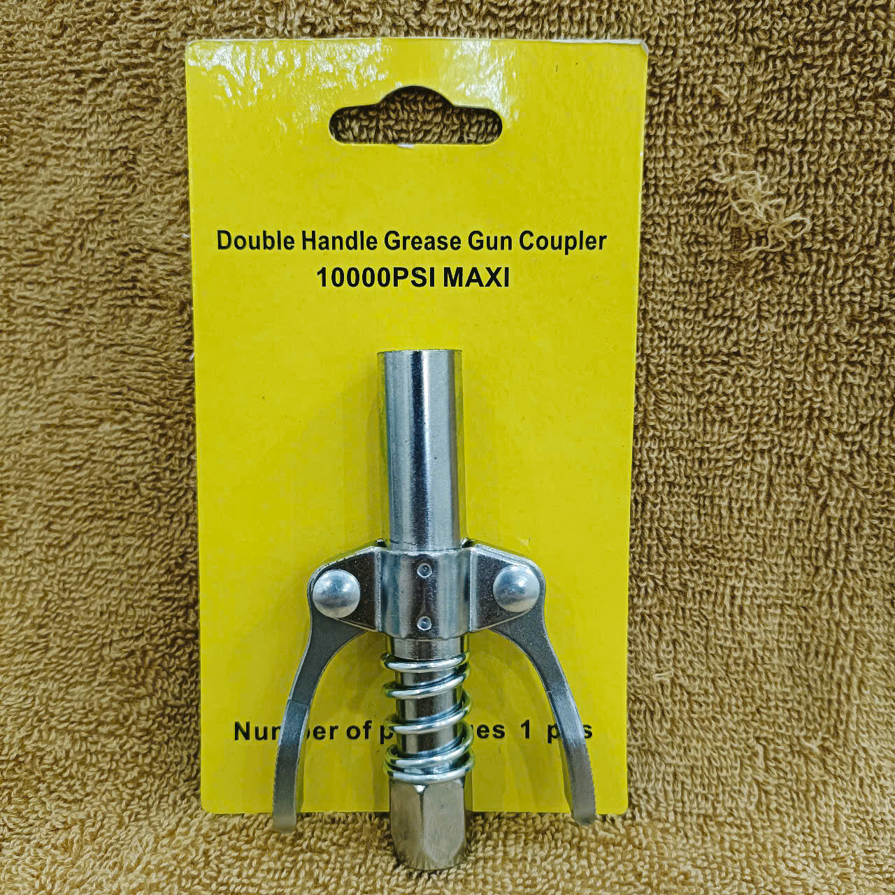Kẹp Bơm Mỡ Bò 2 Cánh 6 Chấu Chất Liệu Thép Không Rỉ Dùng Cho Các Loại Bơm Mỡ Bò